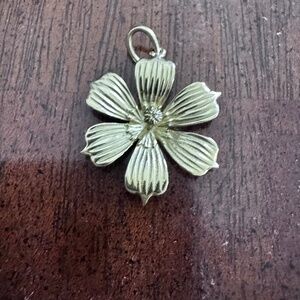 Hibiscus flower pendant